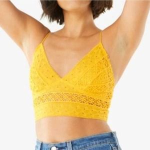 Free People Carina Mango Bralette X-Small NWT